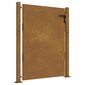 vidaXL Puutarhaportti 105x155 cm corten teräs hinta ja tiedot | Aidat ja tarvikkeet | hobbyhall.fi