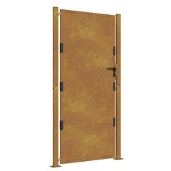 vidaXL Puutarhaportti 105x180 cm corten teräs hinta ja tiedot | Aidat ja tarvikkeet | hobbyhall.fi