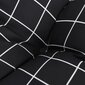vidaXL Istuintyynyt 6 kpl musta ruutukuvio 40x40x7 cm kangas hinta ja tiedot | Istuintyynyt, pehmusteet ja päälliset | hobbyhall.fi