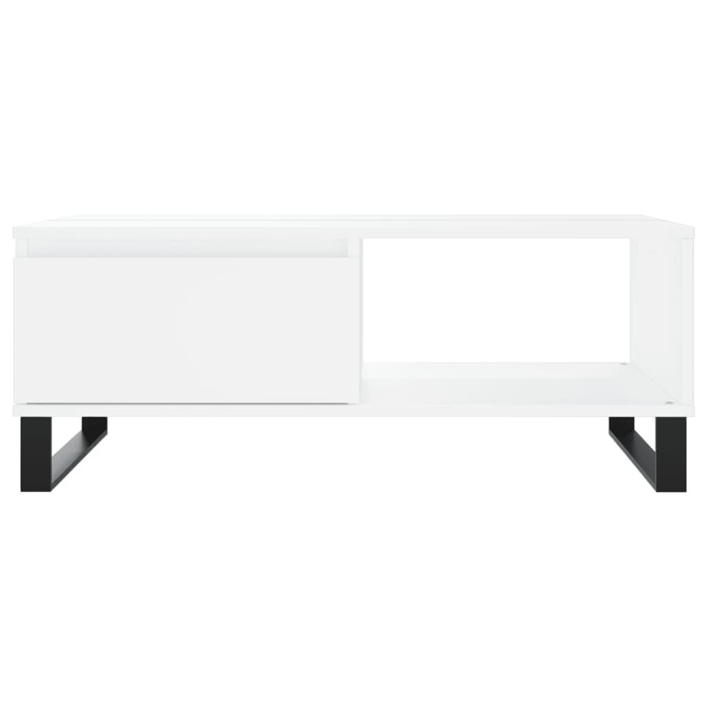 vidaXL Sohvapöytä valkoinen 90x60x35 cm tekninen puu hinta ja tiedot | Sohvapöydät | hobbyhall.fi