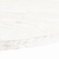 vidaXL Pöytälevy valkoinen 60x30x2,5 cm täysi mänty ovaali hinta ja tiedot | Pöytälevyt | hobbyhall.fi