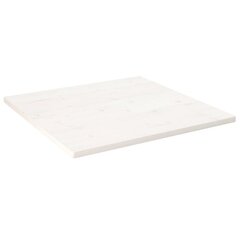 vidaXL Pöytälevy valkoinen 80x80x2,5 cm täysi mänty neliö hinta ja tiedot | Pöytälevyt | hobbyhall.fi