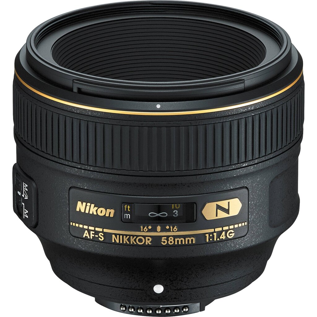 Nikon AF-S NIKKOR 58mm f/1.4G hinta ja tiedot | Objektiivit | hobbyhall.fi