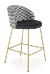 2 tuolin setti H113, musta/kulta hinta ja tiedot | Ruokapöydän tuolit | hobbyhall.fi