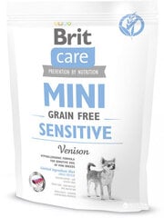 Brit Care, Kuivaruoka Mini Sensitive, 400 g hinta ja tiedot | Koiran kuivaruoka | hobbyhall.fi