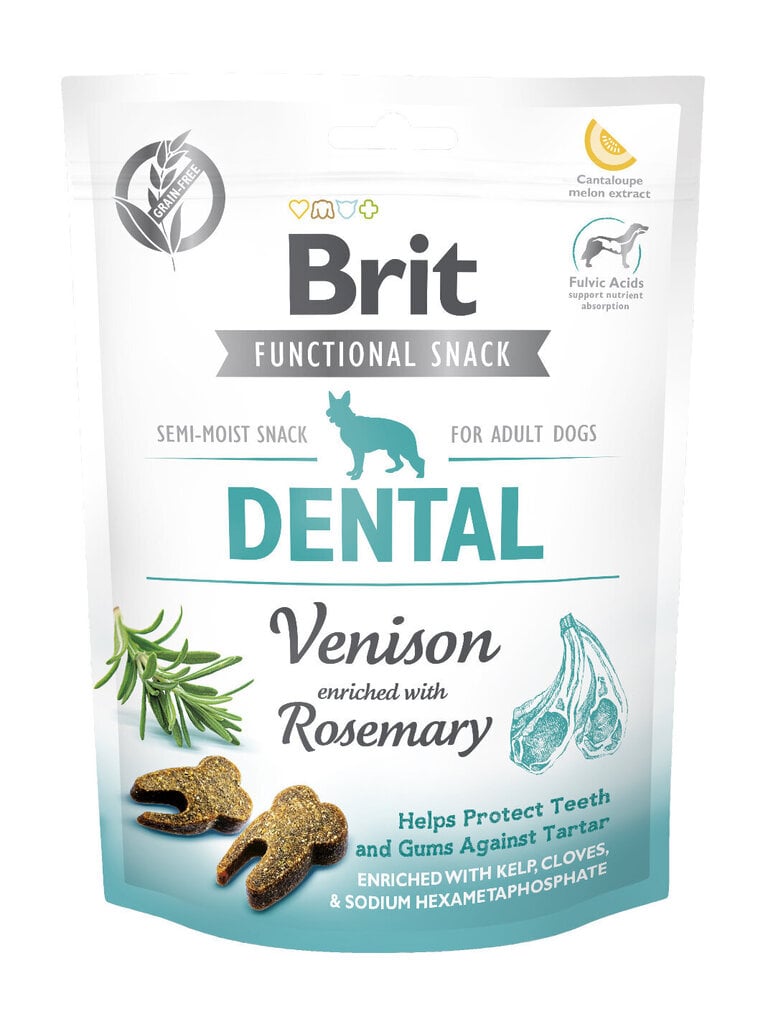 Brit Care Functional Dental puruherkku koirille 150g hinta ja tiedot | Koiran herkut | hobbyhall.fi