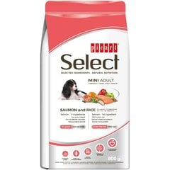 Select Mini Adult Lohi ja Riisi koiranruoka 800g hinta ja tiedot | Koiran kuivaruoka | hobbyhall.fi