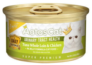 Aatas Cat Urinary Tract Health Tuna & Chicken kissoille 80g hinta ja tiedot | Kissanruoka | hobbyhall.fi