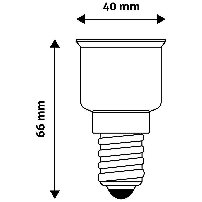 Lampun kanta Entac E14/E27 hinta ja tiedot | Kytkimet ja pistorasiat | hobbyhall.fi