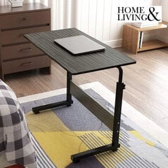 Tietokonepöytä Home&Living, musta hinta ja tiedot | Tietokonepöydät ja työpöydät | hobbyhall.fi