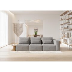 3-paikkainen sohva Riposo Ottimo sivupöydällä, 290x105x85cm, harmaa hinta ja tiedot | Sohvat ja vuodesohvat | hobbyhall.fi
