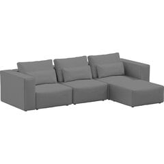 3-paikkainen sohva Riposo Ottimo, 290x185x85cm, pilka hinta ja tiedot | Sohvat ja vuodesohvat | hobbyhall.fi