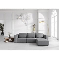 3-paikkainen sohva Riposo Ottimo, 290x185x85cm, pilka hinta ja tiedot | Sohvat ja vuodesohvat | hobbyhall.fi