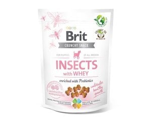 Brit Care Dog Crunchy Cracker Puppy Insect & Whey 200g hinta ja tiedot | Koiran herkut | hobbyhall.fi