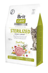 Brit Care Cat GF steriloitu immuniteettituki steriloiduille kissoille sianlihalla, 400 g hinta ja tiedot | Kissan kuivaruoka | hobbyhall.fi