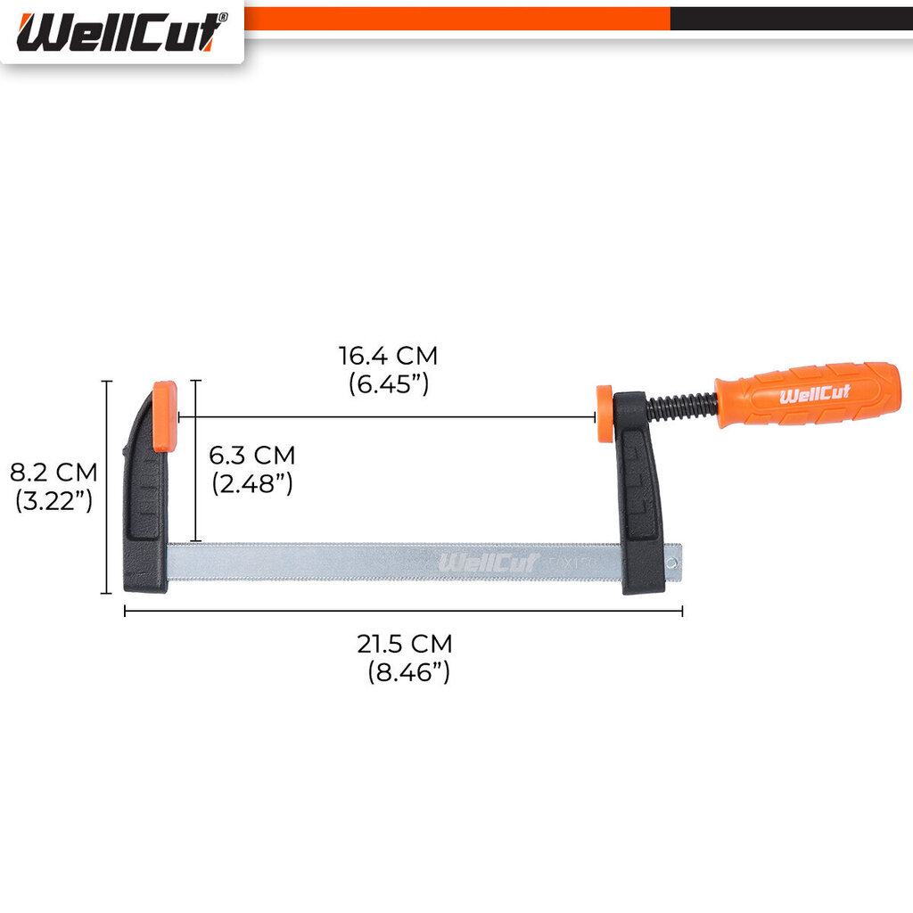 Puristimet WellCut WellCut WC-FC515 hinta ja tiedot | Käsityökalut | hobbyhall.fi