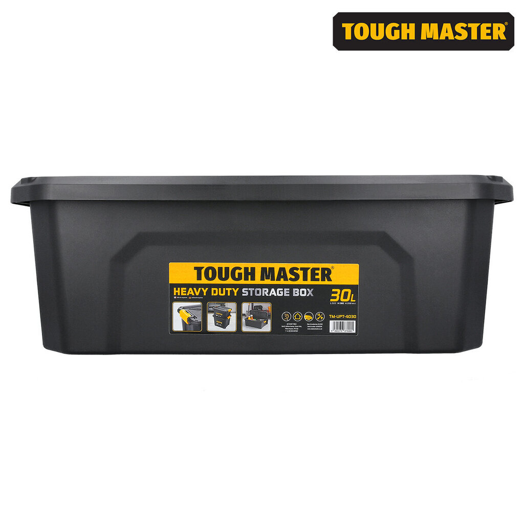 Säilytyslaatikko 30l Tough Master® TM-UPT-4030 hinta ja tiedot | Työkalupakit ja muu työkalujen säilytys | hobbyhall.fi