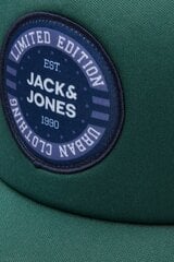 Hattu Jack & Jones 12248834DARKGREEN-OS hinta ja tiedot | Miesten hatut, huivit ja käsineet | hobbyhall.fi