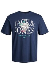 T-paita Jack & Jones 12241950NAVYBLAZER-L hinta ja tiedot | Miesten T-paidat | hobbyhall.fi