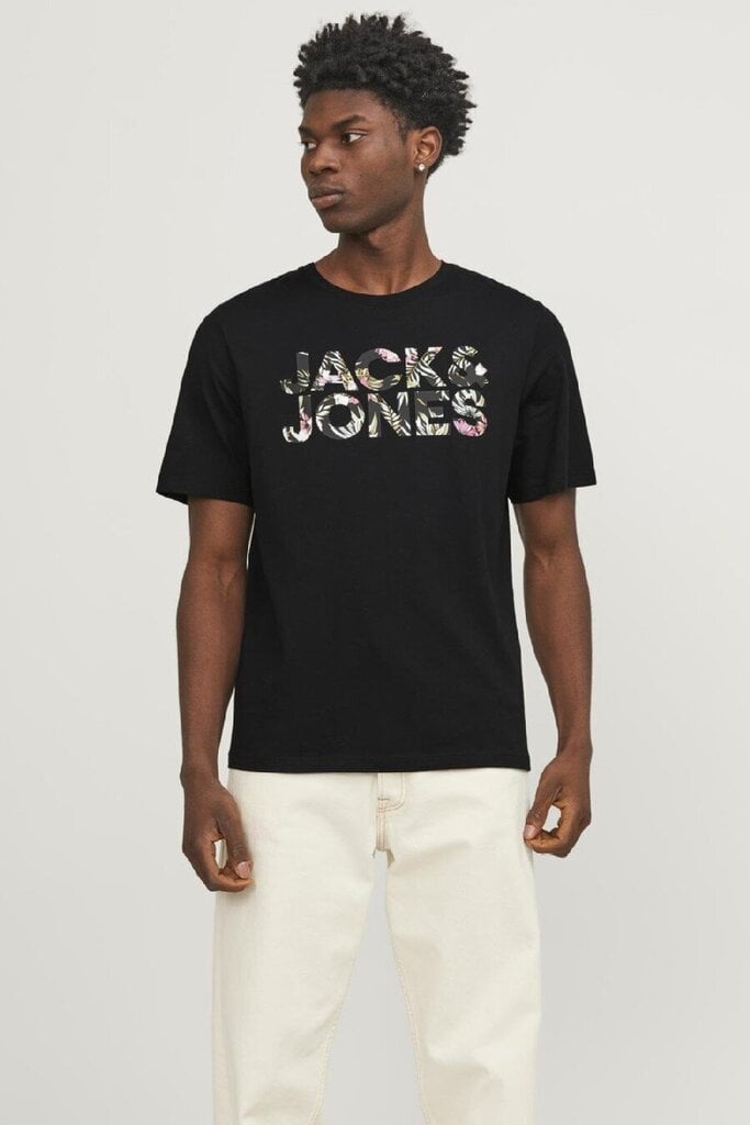 T-paita Jack & Jones 12250683CARBON-L hinta ja tiedot | Miesten T-paidat | hobbyhall.fi