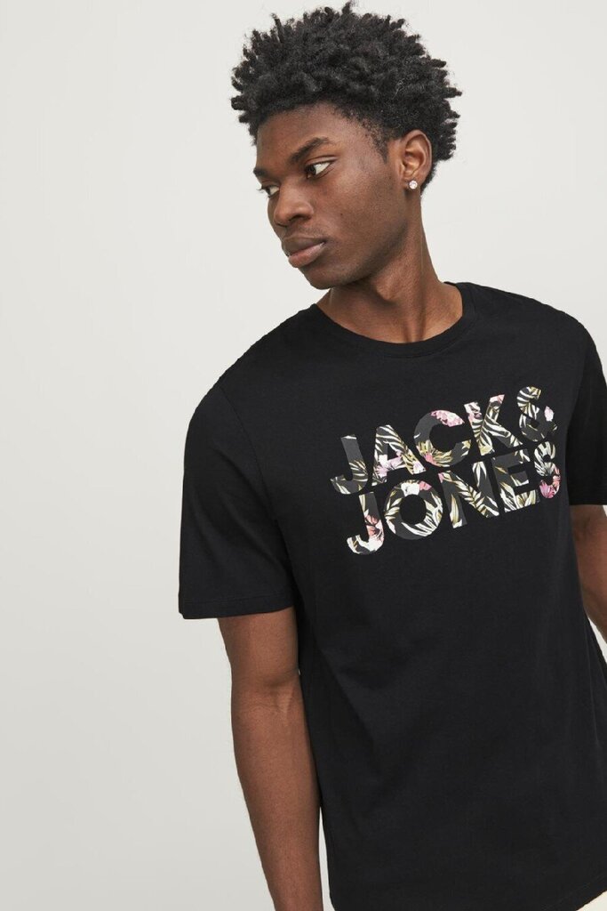 T-paita Jack & Jones 12250683CARBON-L hinta ja tiedot | Miesten T-paidat | hobbyhall.fi