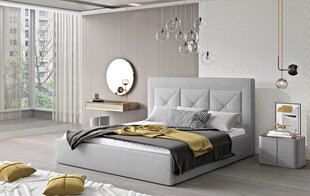 Sänky NORE Cloe 05, 160x200cm, vaaleanharmaa hinta ja tiedot | Sängyt | hobbyhall.fi