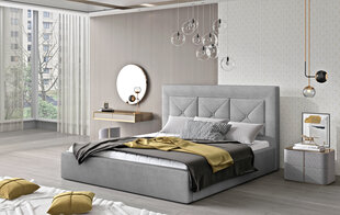 Sänky NORE Cloe 15, 160x200 cm, vaaleanharmaa hinta ja tiedot | Sängyt | hobbyhall.fi