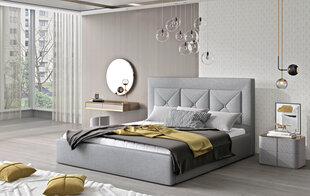 Sänky NORE Cloe 21, 160x200 cm, vaaleanharmaa hinta ja tiedot | Sängyt | hobbyhall.fi