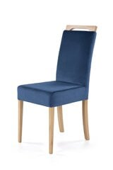 2 tuolin setti Halmar Clarion, sininen/ruskea hinta ja tiedot | Ruokapöydän tuolit | hobbyhall.fi