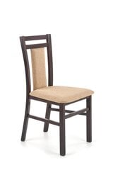 2 tuolin setti Halmar Hubert 8, hiekka/ruskea hinta ja tiedot | Ruokapöydän tuolit | hobbyhall.fi
