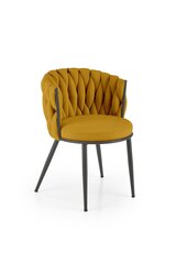 2 tuolin setti Halmar K516, keltainen/musta hinta ja tiedot | Ruokapöydän tuolit | hobbyhall.fi