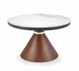 Kahvipöytä Halmar Genesis, ruskea/valkoinen hinta ja tiedot | Sohvapöydät | hobbyhall.fi