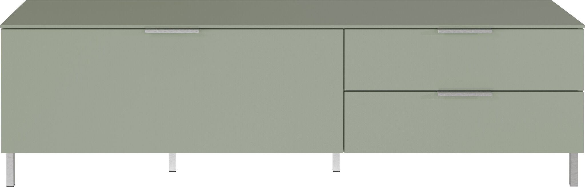 TV-taso Lowboard 1417, vihreä hinta ja tiedot | TV-tasot | hobbyhall.fi