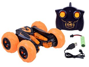 Radio-ohjattu stunt-auto - oranssi hinta ja tiedot | Poikien lelut | hobbyhall.fi