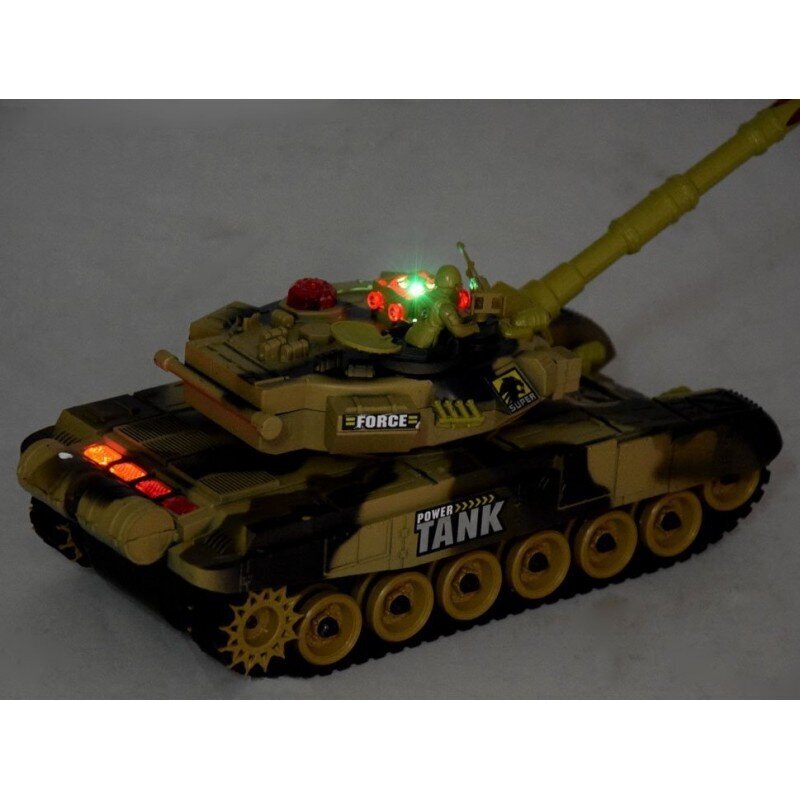 Radio-ohjattu tankki RC War Tank - ruskea hinta ja tiedot | Poikien lelut | hobbyhall.fi