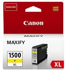 Canon original muste pgi-1500 XL, keltainen hinta ja tiedot | Mustekasetit | hobbyhall.fi