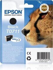Epson alkuperäinen muste c13t07114022, musta hinta ja tiedot | Mustekasetit | hobbyhall.fi