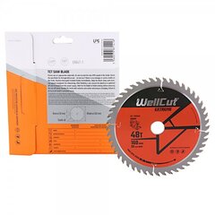 Sahanterä 160mm WellCut WC-F1602048 hinta ja tiedot | Puutarhatyökalujen tarvikkeet | hobbyhall.fi