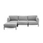 3-istuttava sohva Salve, harmaa hinta ja tiedot | Puutarhakalusteet | hobbyhall.fi