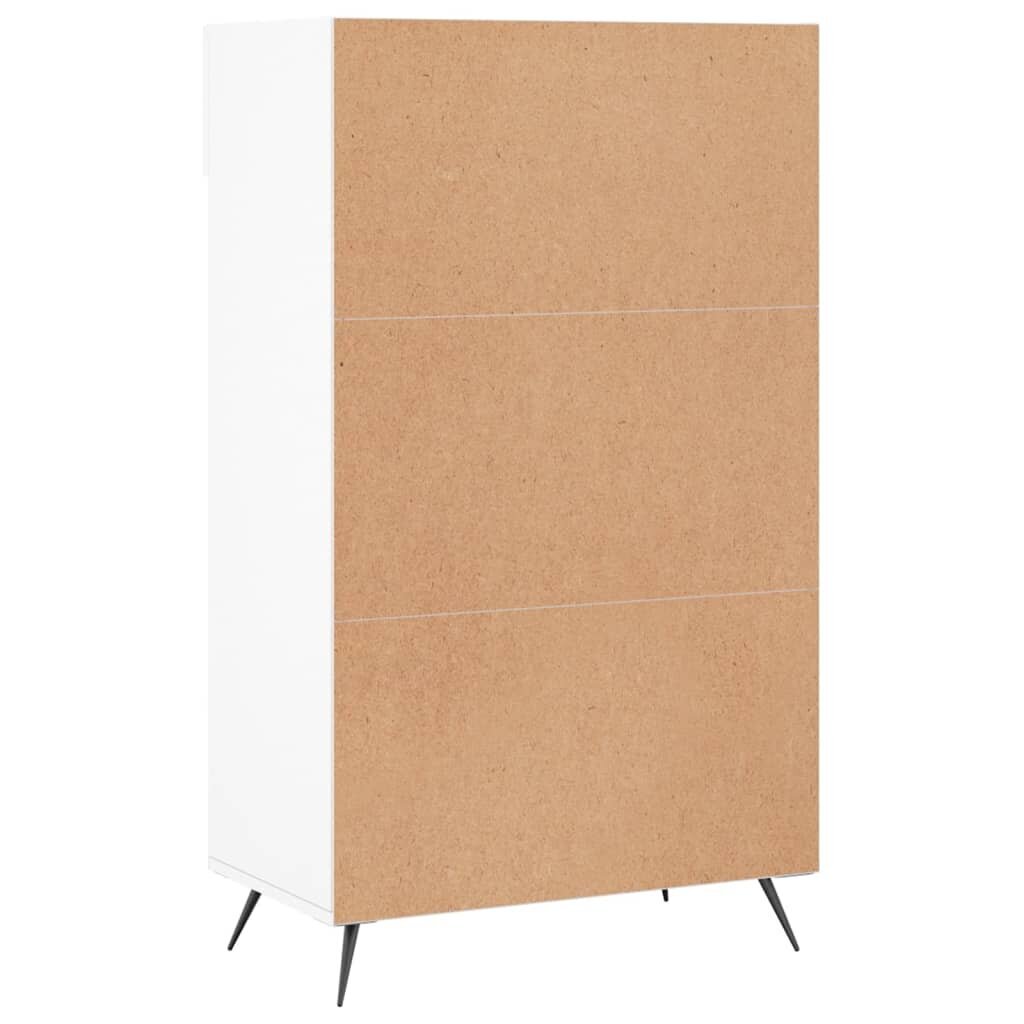 vidaXL Kenkäkaappi valkoinen 60x35x105 cm tekninen puu hinta ja tiedot | Kenkäkaapit ja -hyllyt | hobbyhall.fi