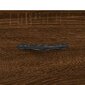vidaXL Seinäkiinnitettävä yöpöytä ruskea tammi 35x35x20 cm hinta ja tiedot | Yöpöydät | hobbyhall.fi