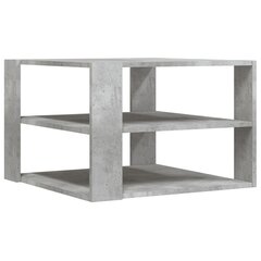 vidaXL Sohvapöytä betoninharmaa 59,5x59,5x40 cm tekninen puu hinta ja tiedot | Sohvapöydät | hobbyhall.fi