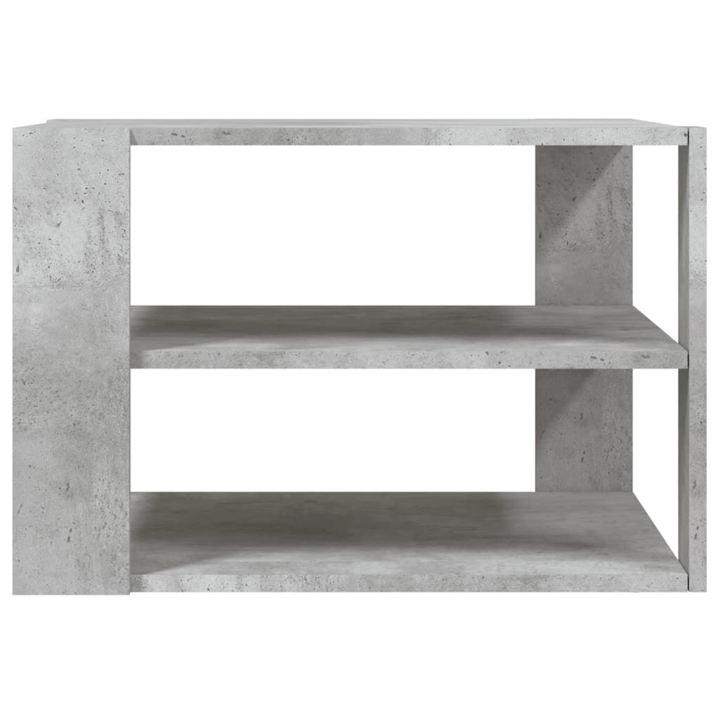 vidaXL Sohvapöytä betoninharmaa 59,5x59,5x40 cm tekninen puu hinta ja tiedot | Sohvapöydät | hobbyhall.fi