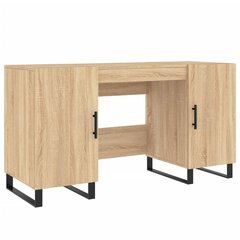 vidaXL Työpöytä Sonoma-tammi 140x50x75 cm tekninen puu hinta ja tiedot | Tietokonepöydät ja työpöydät | hobbyhall.fi