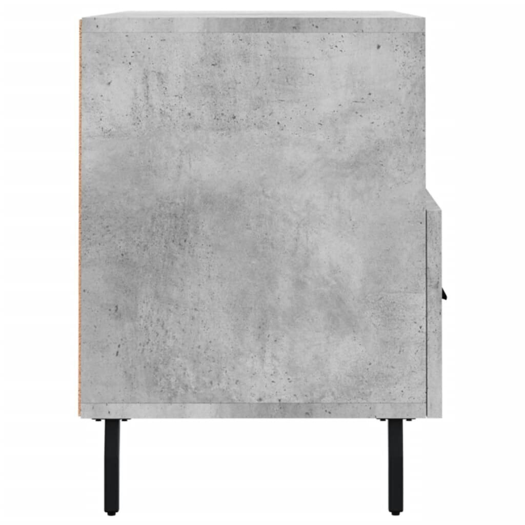 vidaXL TV-taso betoninharmaa 80x36x50 cm tekninen puu hinta ja tiedot | TV-tasot | hobbyhall.fi