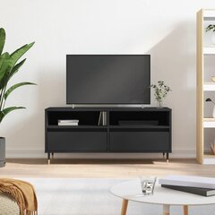 vidaXL TV-taso musta 100x34,5x44,5 cm tekninen puu hinta ja tiedot | TV-tasot | hobbyhall.fi