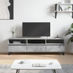 vidaXL TV-taso betoninharmaa 150x30x44,5 cm tekninen puu hinta ja tiedot | TV-tasot | hobbyhall.fi