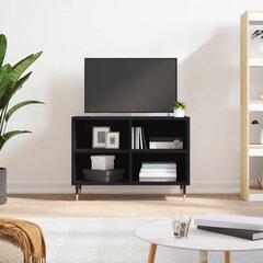 vidaXL TV-taso musta 69,5x30x50 cm tekninen puu hinta ja tiedot | TV-tasot | hobbyhall.fi
