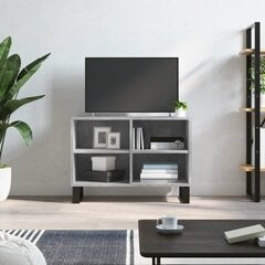 vidaXL TV-taso betoninharmaa 69,5x30x50 cm tekninen puu hinta ja tiedot | TV-tasot | hobbyhall.fi