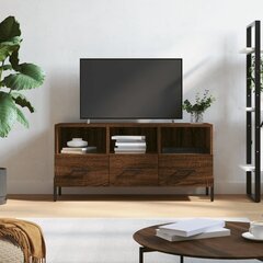 vidaXL TV-taso ruskea tammi 102x36x50 cm tekninen puu hinta ja tiedot | TV-tasot | hobbyhall.fi